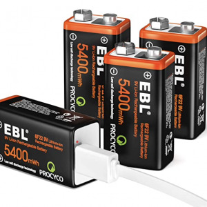 Pile 9V rechargeable USB - PM22