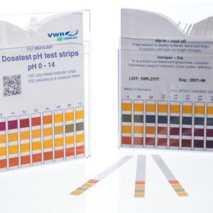 Bandelettes indicatrices de pH, ne déteignant pas, Dosatest